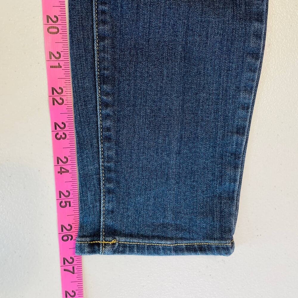 Paige Verdugo Ankle Stretch Medium Wash Blue Denim Skinny Jeans 27 - Picture 12 of 14